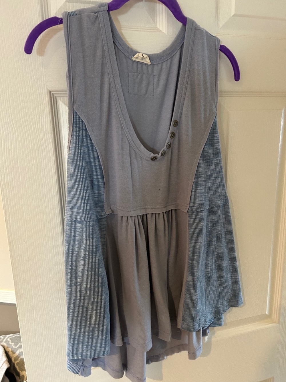 GUC POL Blue Tank Top Size Large